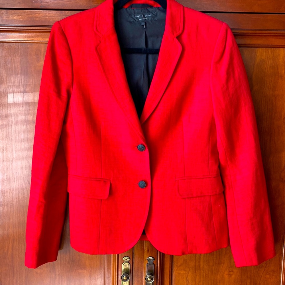 VGUC Rag & Bone Linen Blend Blazer